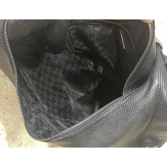 Banana Republic Black Genuine Leather Hobo Bag Purse Handbag Excellent Condition - Picture 7 of 12